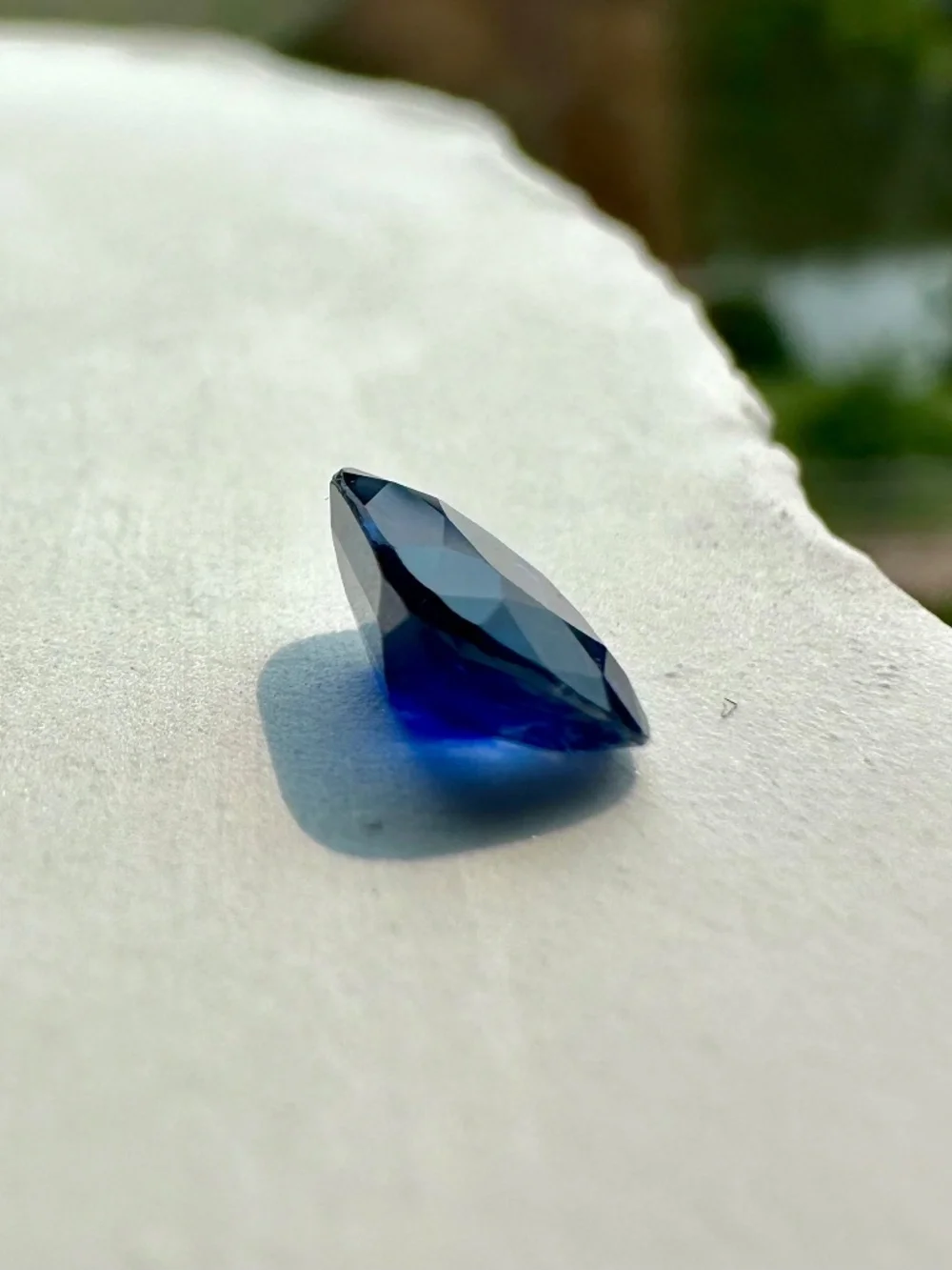 👑 1.54 CT Natural BLUE SAPPHIRE Certified Royal Blue Ceylon Gem